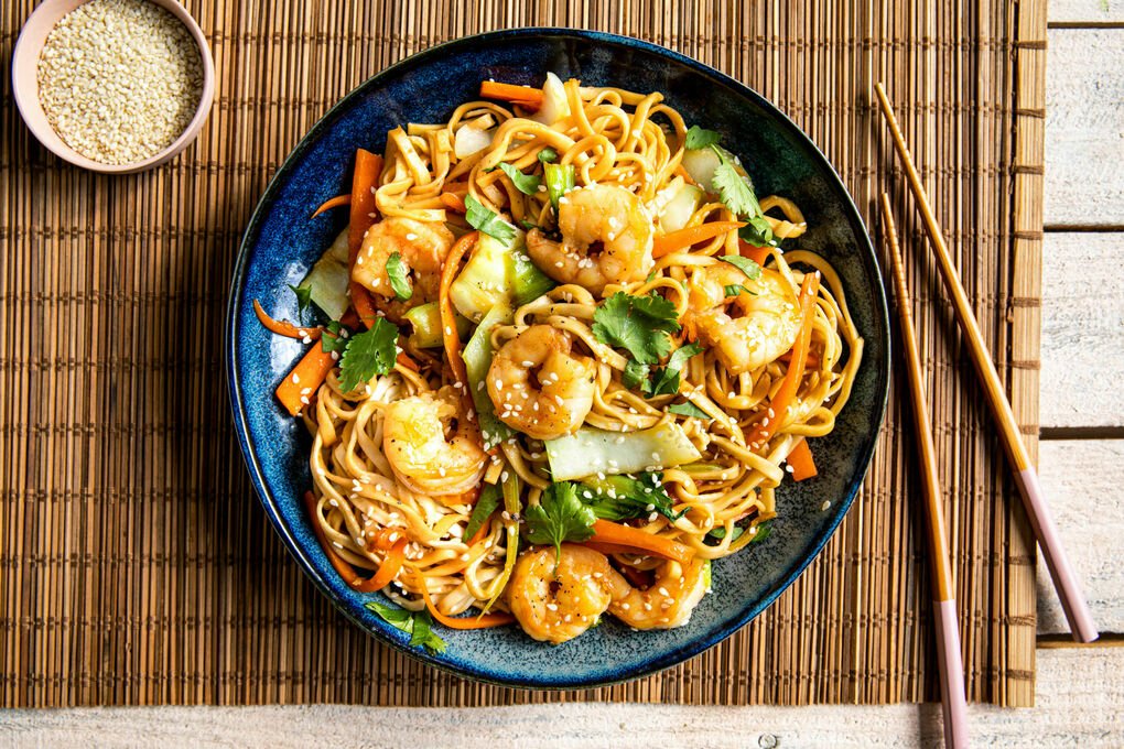 Bami Goreng Gebratene Nudeln