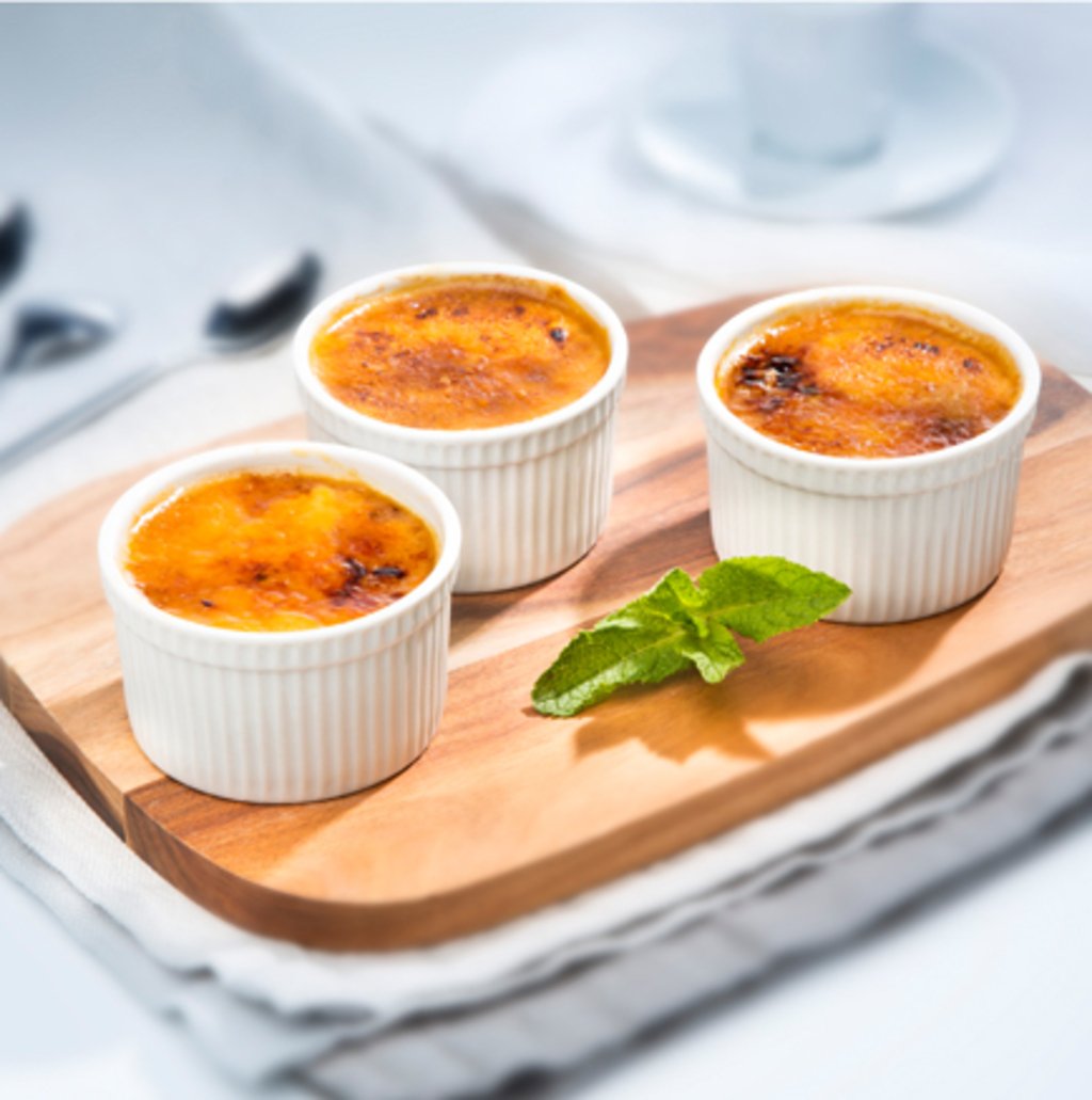 Creama Catalana, Caramelisierte Aprikosencreme - einfach