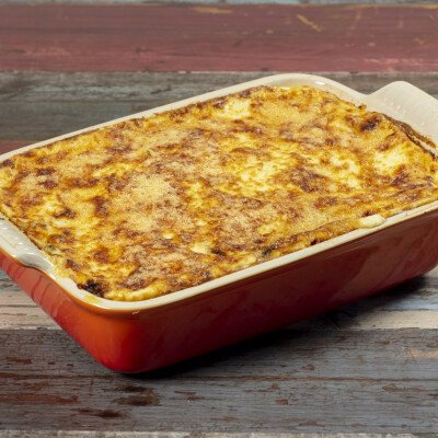 Lasagne Verdi al Forno (Grüner Nudelauflauf)