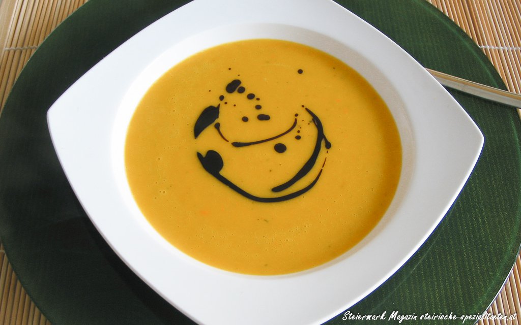 Kürbissuppe mit Ingwer
