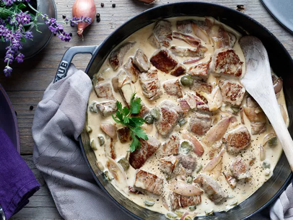 Rindsfilet Rahmgulasch à la francaise