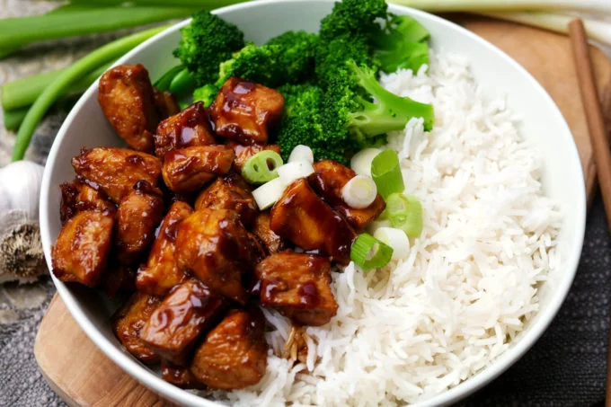 Teriyaki Chicken mit Reis
