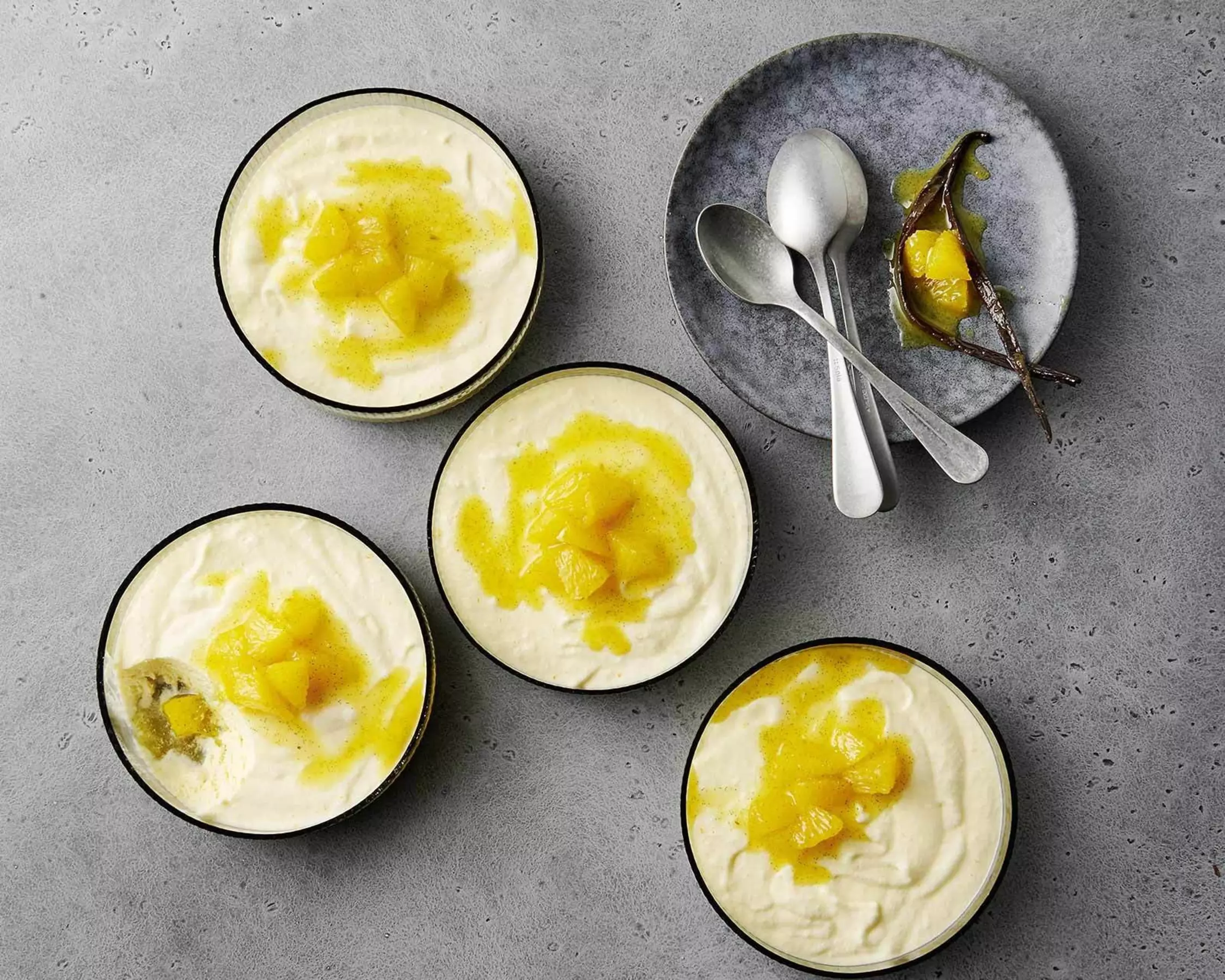 Orangenparfait